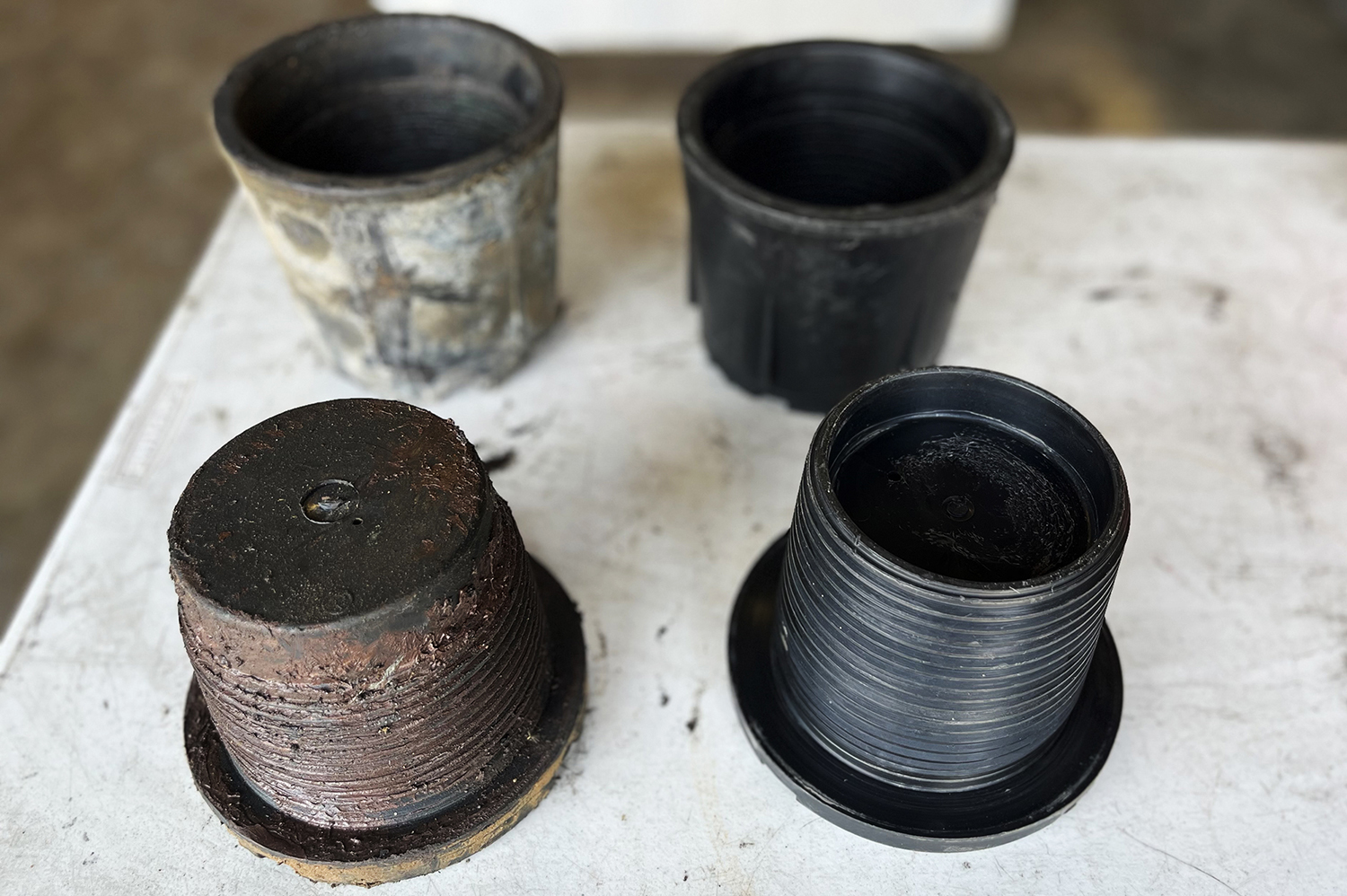 before :|: Refurbished thread protectors :|: after